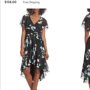 Wrap dress Eliza j floral black/green